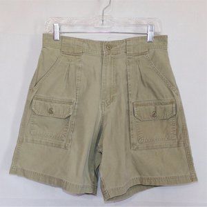 Cabela's VTG high waist cargo shorts beige khaki 8